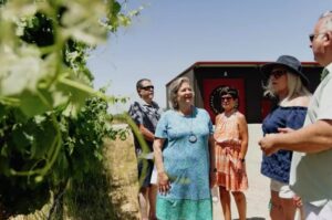 Sue Tipton of Acquiesce Winery featured in San Francisco Chronicle for pioneering Rhône-style white and rosé wines in Lodi, California